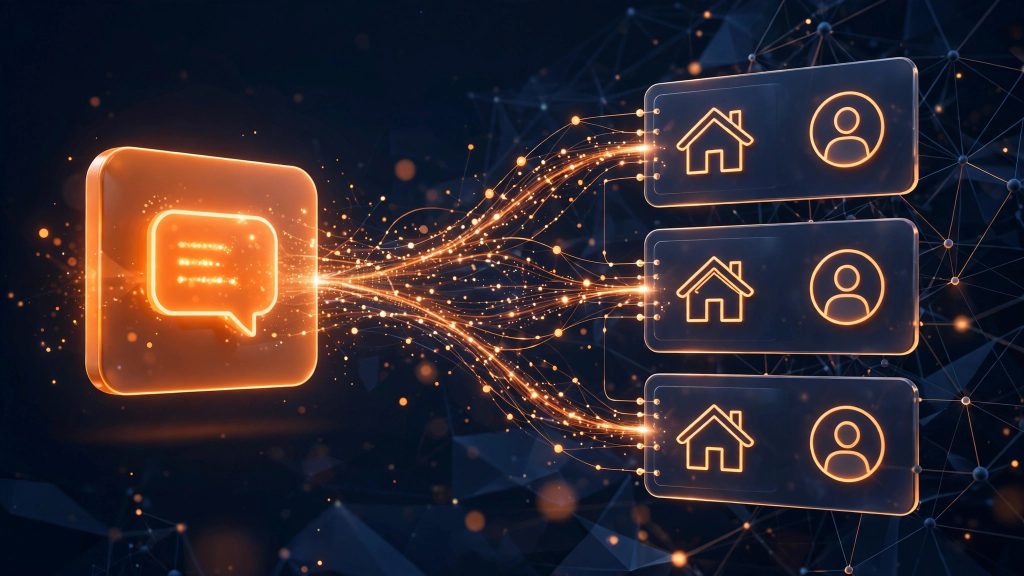 Roofing CRM integration connecting a roofing chatbot to JobNimbus and AccuLynx via webhook lead delivery